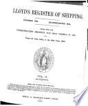 Lloyd's Register of British and Foreign Shipping