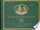 Lloyd’s Register of Yachts 1933