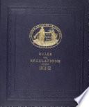 Lloyd’s Register Rules and Regulations 1911-1912