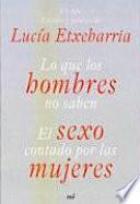 Lo que los hombres no saben