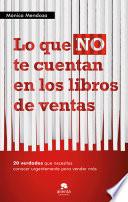 Lo que NO te cuentan en los libros de ventas