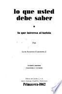 Lo que usted deve saber