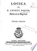 Logica de D. Andres Piquer ...
