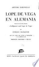 Lope de Vega en Alemania