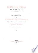Lope de Vega en sus cartas: Introducción al epistolario