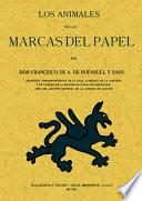Los animales en las marcas del papel