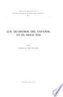 Los arabismos del español en el siglo XIII