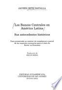 Los bancos centrales en América Latina