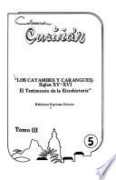 Los cayambes y carangues