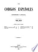 Los Codigos Espanoles concordados y anotados