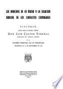 Los derechos de la mujer y la solucion judicial de los conflictos conyugalas