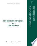Los diecisiete artículos de Richard Kane