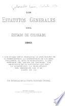 Los estatutos generales del Estado de Colorado, 1883