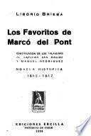 Los favoritos de Marcó del Pont ...