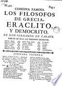 Los filosofos de Grecia, Eraclito y Democrito