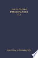 Los filósofos presocráticos II