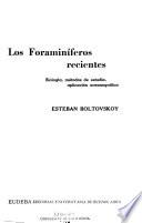 Los foraminíferos recientes