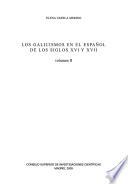 Los galicismos en el español de los siglos XVI y XVII