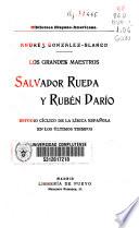 Los grandes maestros Salvador Rueda y Rubén Darío