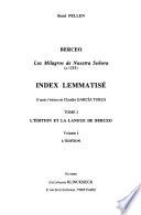 Los milagros de Nuestra Señora de Berceo (c. 1255): vol. 2. La langue de Berceo