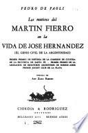 Los motivos del Martín Fierro en la vida de José Hernández (el genio c dad) Portada de Ain-Zara Bassini