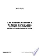 Los músicos escriben a Federico García Lorca