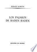 Los pájaros de Baden-Baden