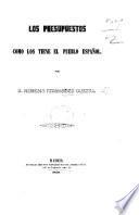 Los presupuestos; como los tiene el pueblo Espanol