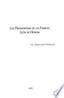Los progenitores de las familias León de Heredia