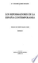 Los reformadores de la España contemporánea