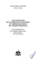 Los sainetes de Florencio Sánchez