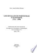Los Zevallos de Portoviejo y Guayaquil, 1711-1994