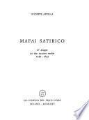 Mafai satirico: 27 disegni da due taccuini inediti, 1930-1932