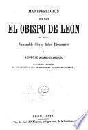 Manifestacion que hace el obispo de Leon