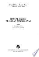 Manual básico de siglas venezolanas