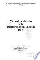 Manual de acceso a la jurisprudencia laboral