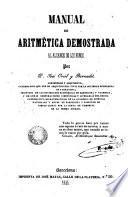 Manual de aritmética demostrada