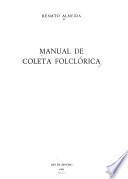 Manual de coleta folclórica