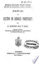 Manual de cultivo de árboles forestales