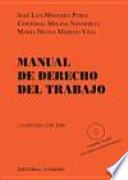 Manual de derecho del trabajo