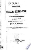 Manual de Derecho Ecclesiástico