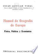 Manual de geografía de Europa