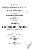 Manual de la correspondencia comercial en dos lenguas: española y alemana