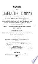 Manual de la legislacion de minas