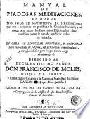 Manual de piadosas meditaciones
