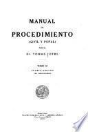 Manual de procedimiento (civil y penal)