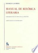 Manual de retórica literaria