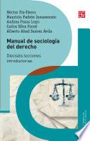 Manual de sociología del derecho