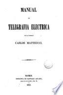 Manual de telegrafía eléctrica