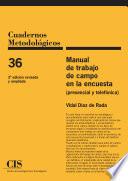 Manual de trabajo de campo de la encuesta